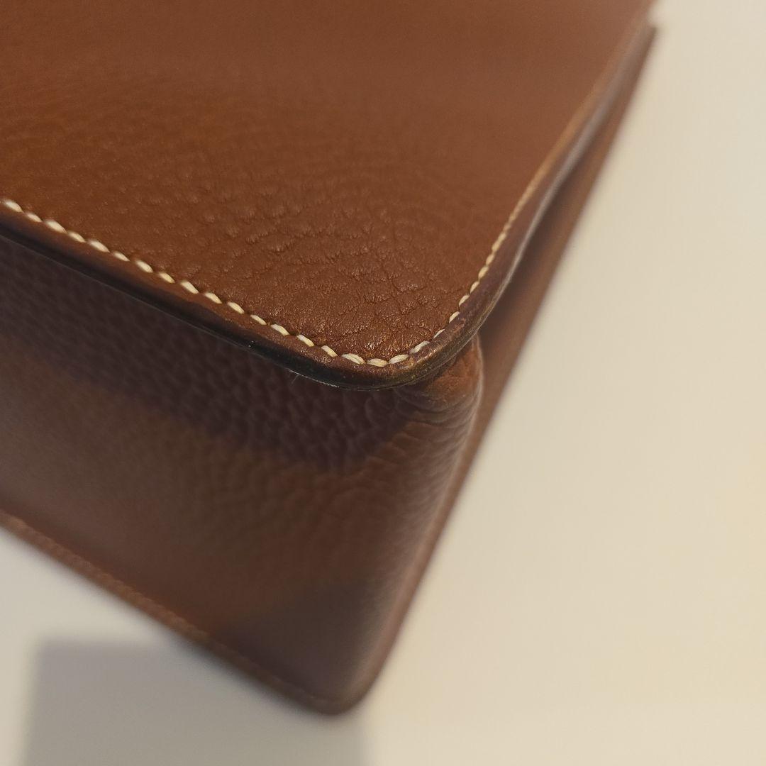 HERMES エルメス ホワイトバスPM ゴール ド金具 ハンドバッグ美品