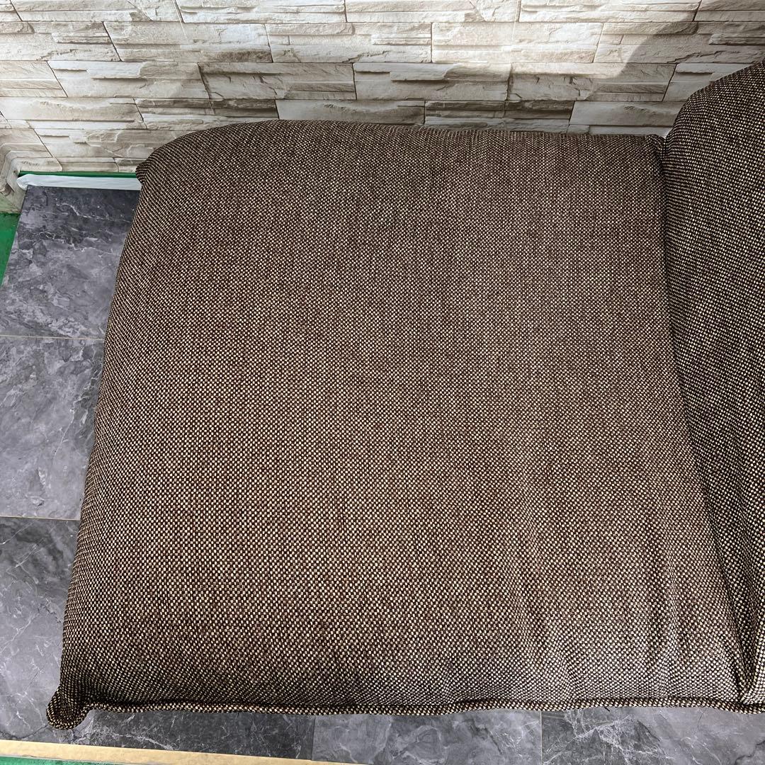 【美品】無印　ハイバックリクライニングソファ1シーター　ブラウン