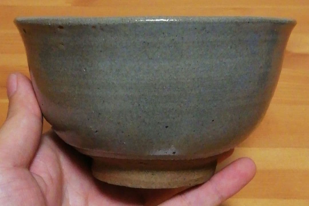 田中佐次郎作　唐津焼　絵唐津　茶碗　共箱　栞付　茶道具