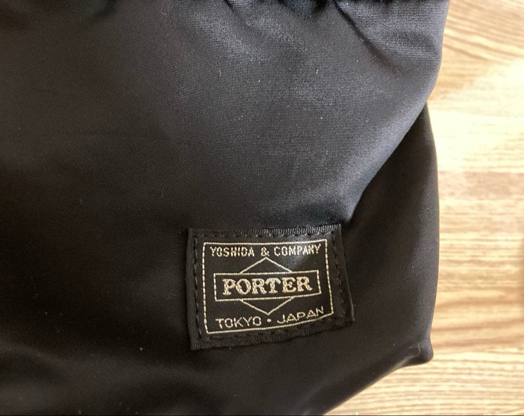 POTER ポーター フレーム ショルダーバッグ　ブラック　S