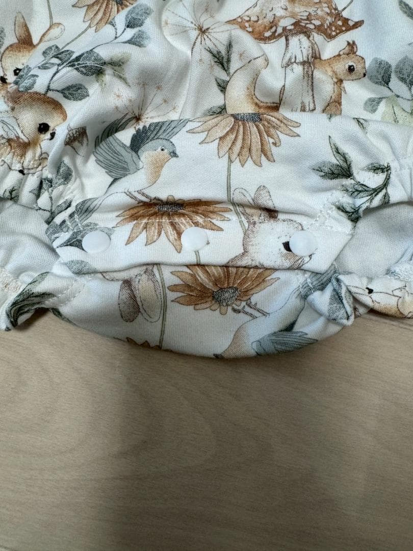 ambermimi フォレストコットンロンパース　新品