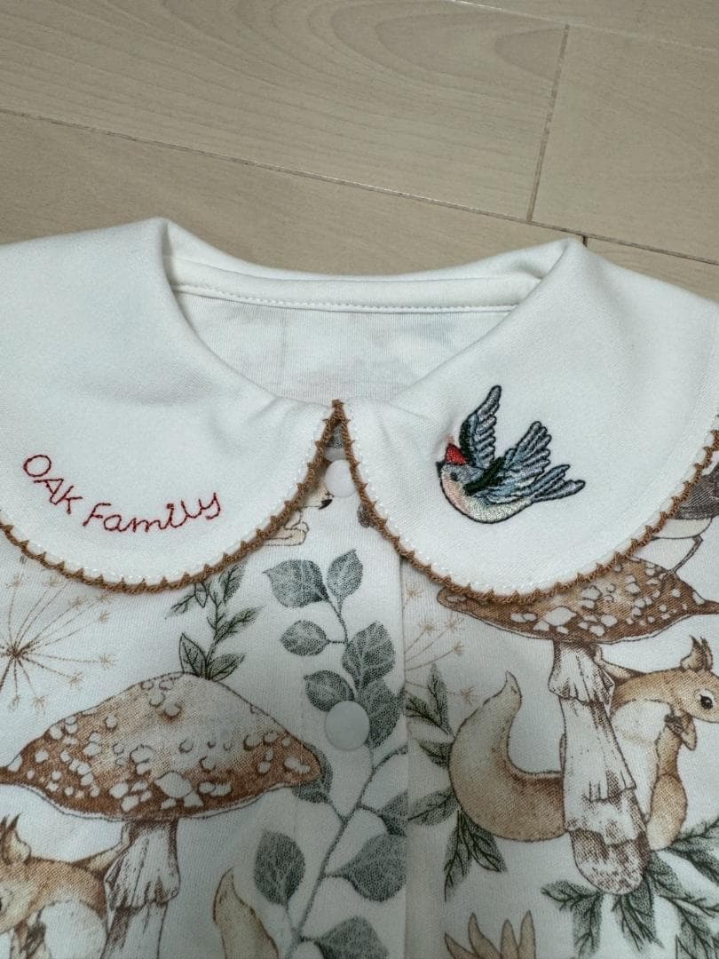 ambermimi フォレストコットンロンパース　新品