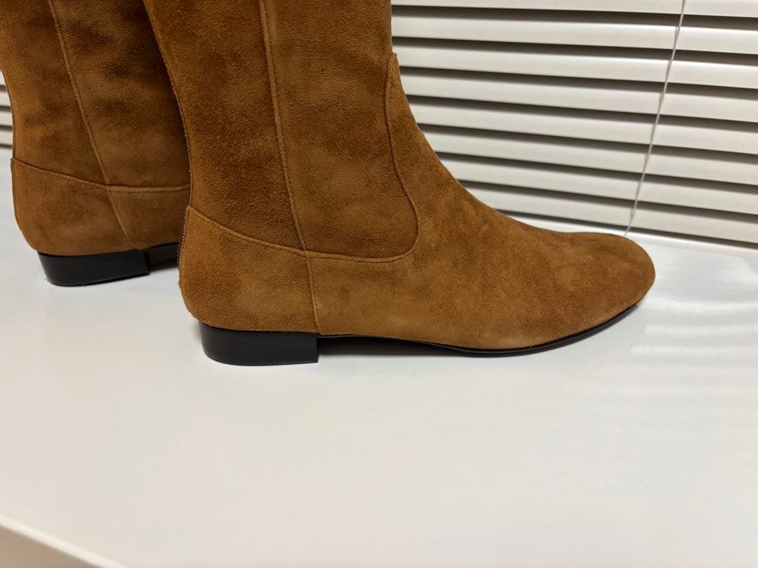 ☆新品、未使用☆ダイアナ　ニーハイスエードブーツ　23.5センチ　キャメル