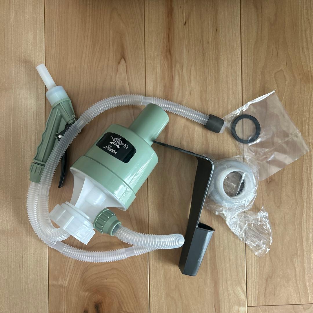 灯油タンクTheGenieTank(ジィニータンク)18L×アラジンポンプセット