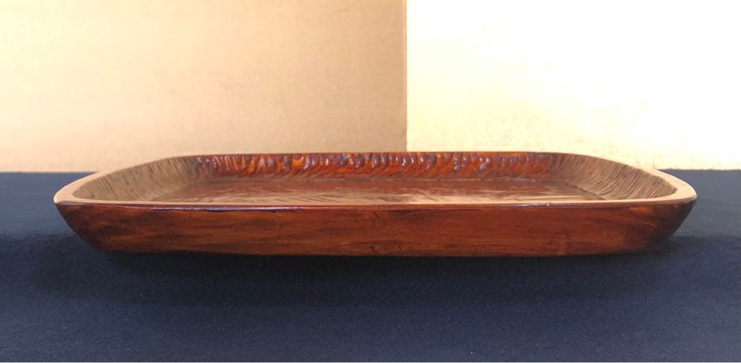 nicecats 讃岐彫 吸物膳2客 小膳 刳抜 木製漆器260121き6