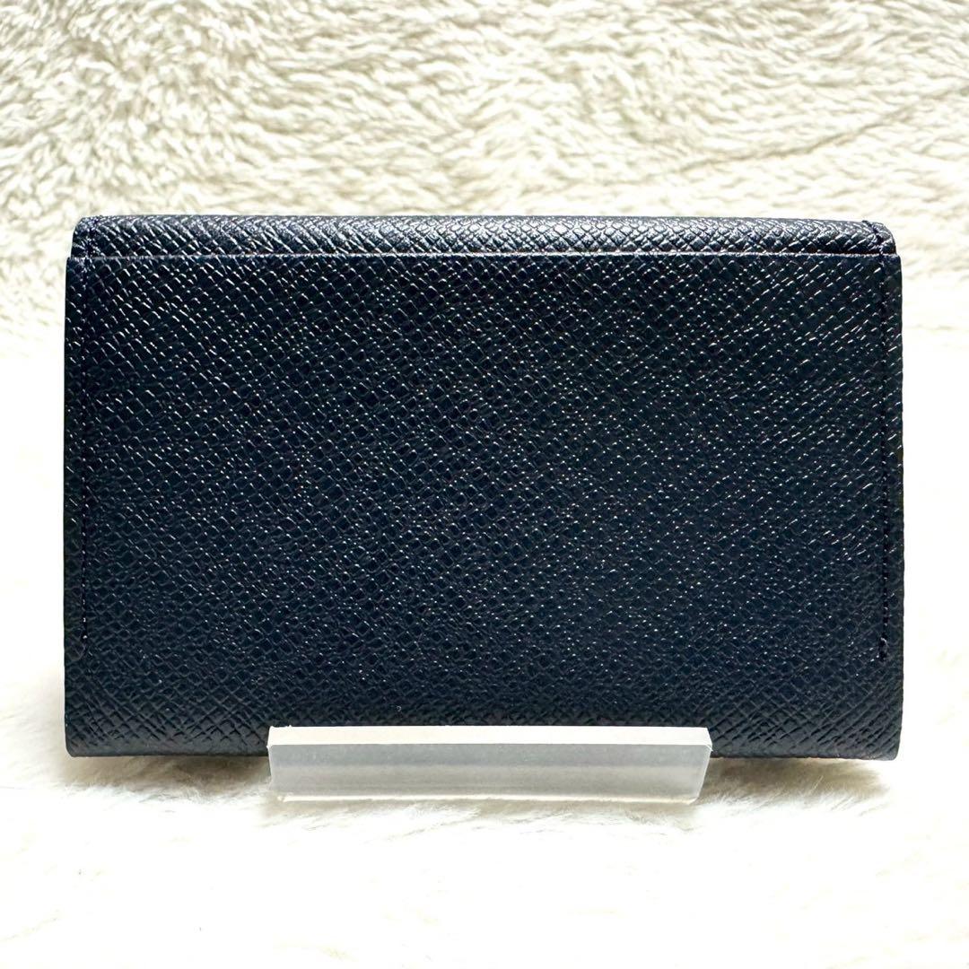 箱付 極美品✨ PELLE MORBIDA カードケース 名刺入れ ネイビー