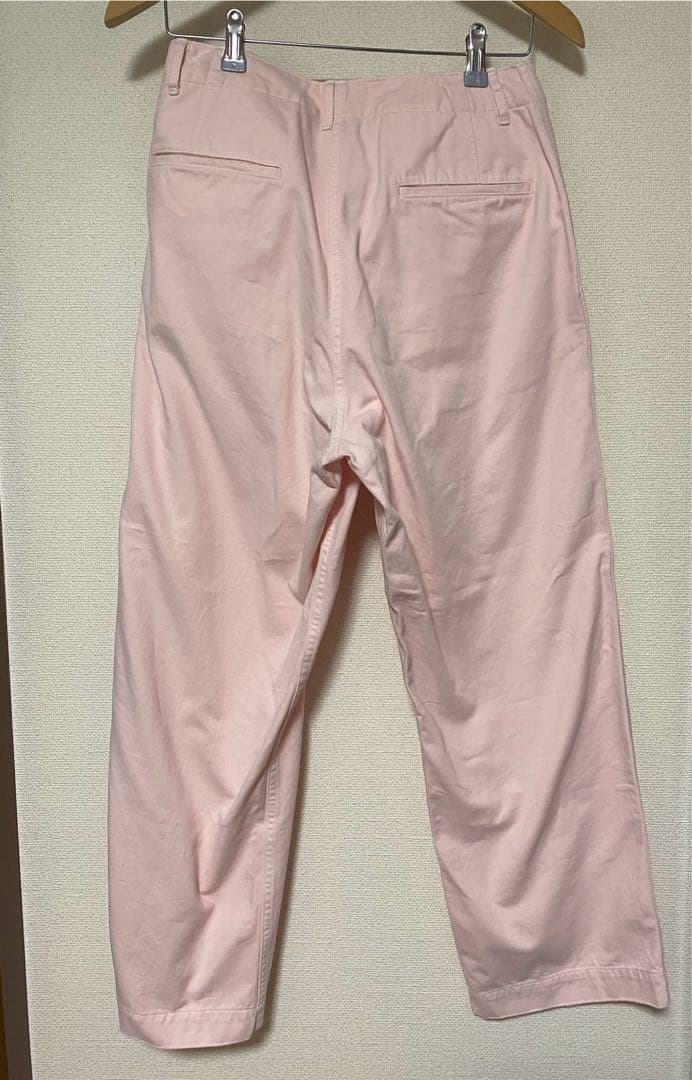 スピックアンドスパン　ピンク　チノパンツ　2024SS 春夏