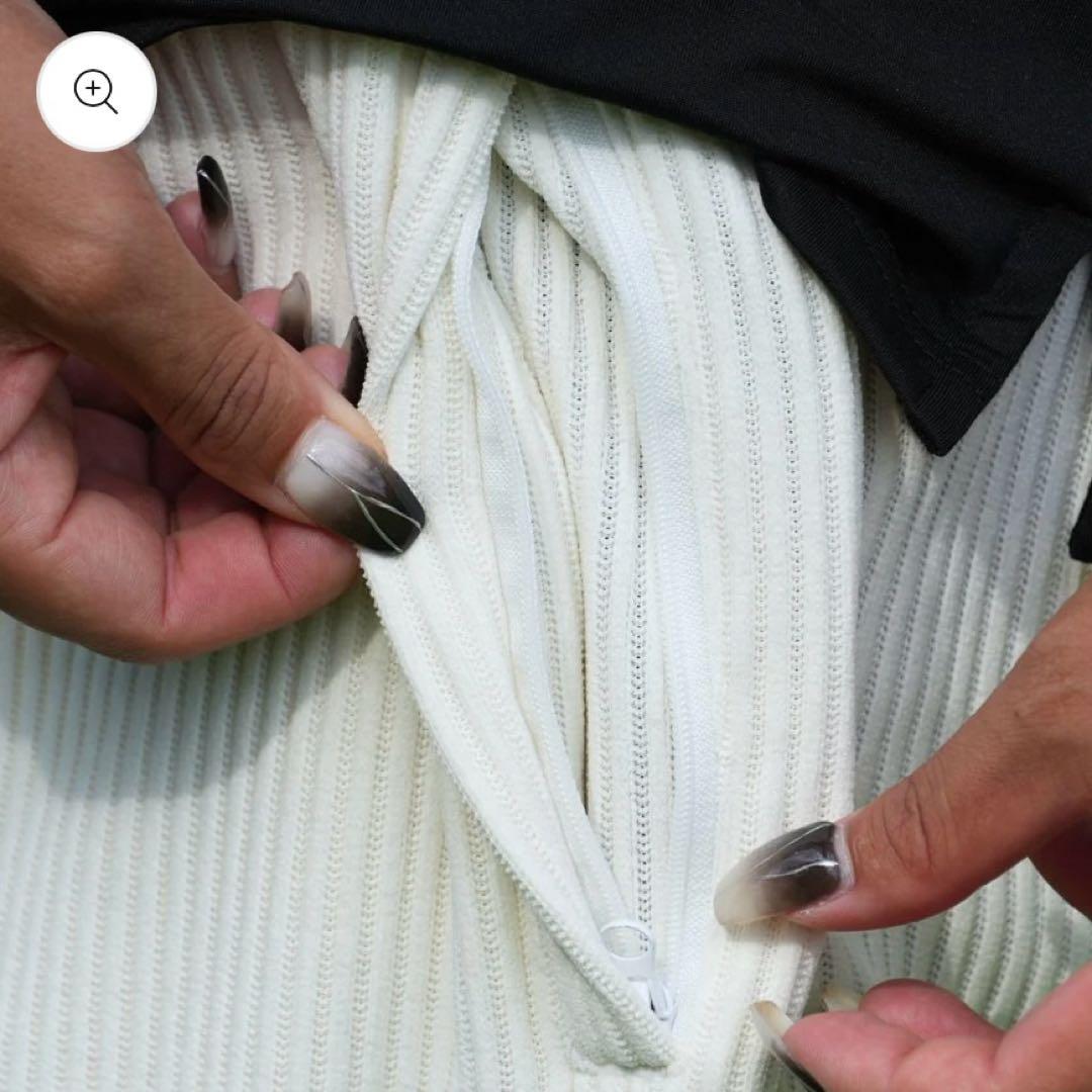 ゴルフフリークス　コーデュロイパンツ　ホワイトS