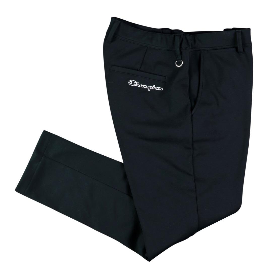 L 秋冬 定価15,180円 チャンピオンゴルフ ボンディングスウェットパンツ黒