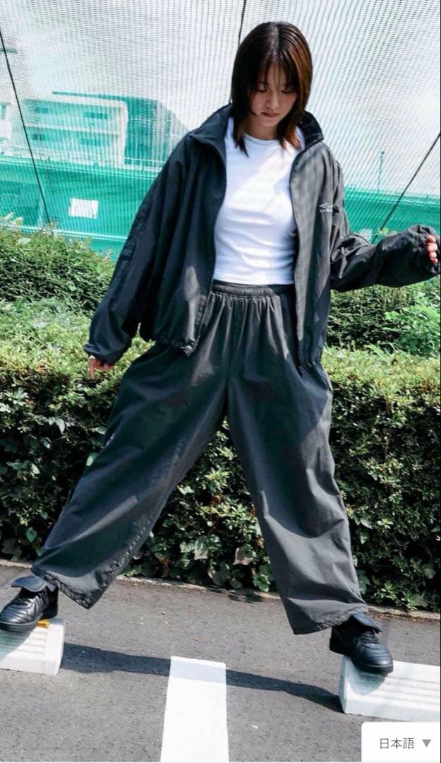 UMBRO×OPENING ACT　セットアップ　フェードブラック　Mサイズ