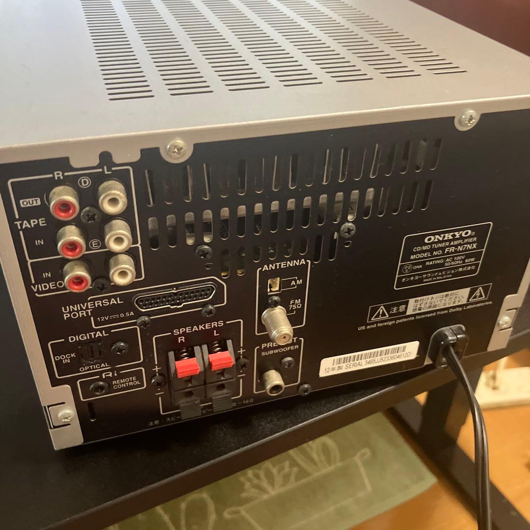 ONKYO X-N7NX D-N7NX ミニコンポ リモコン付き