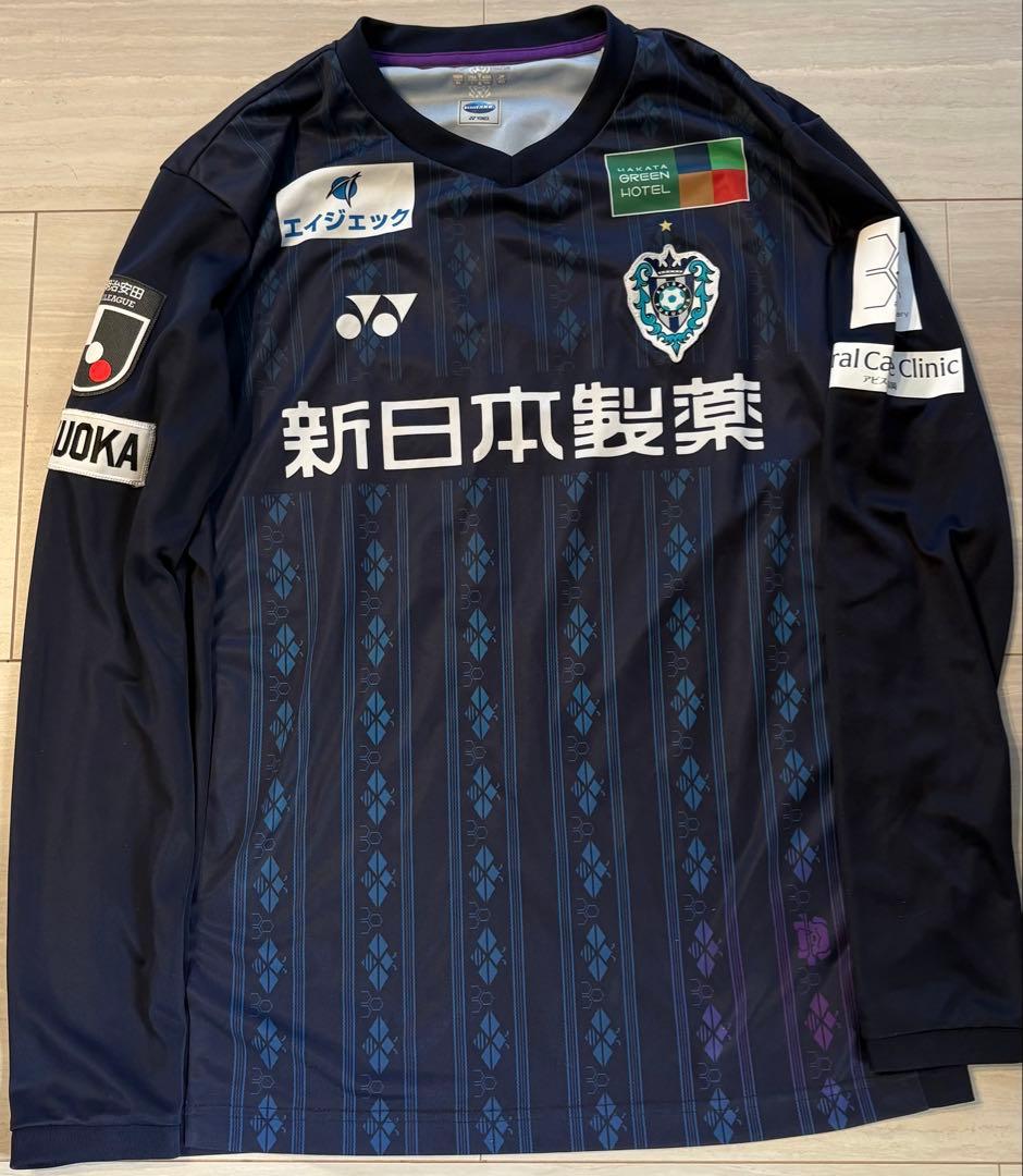 アビスパ　福岡 紺野8 YONEX サッカー　ユニフォーム