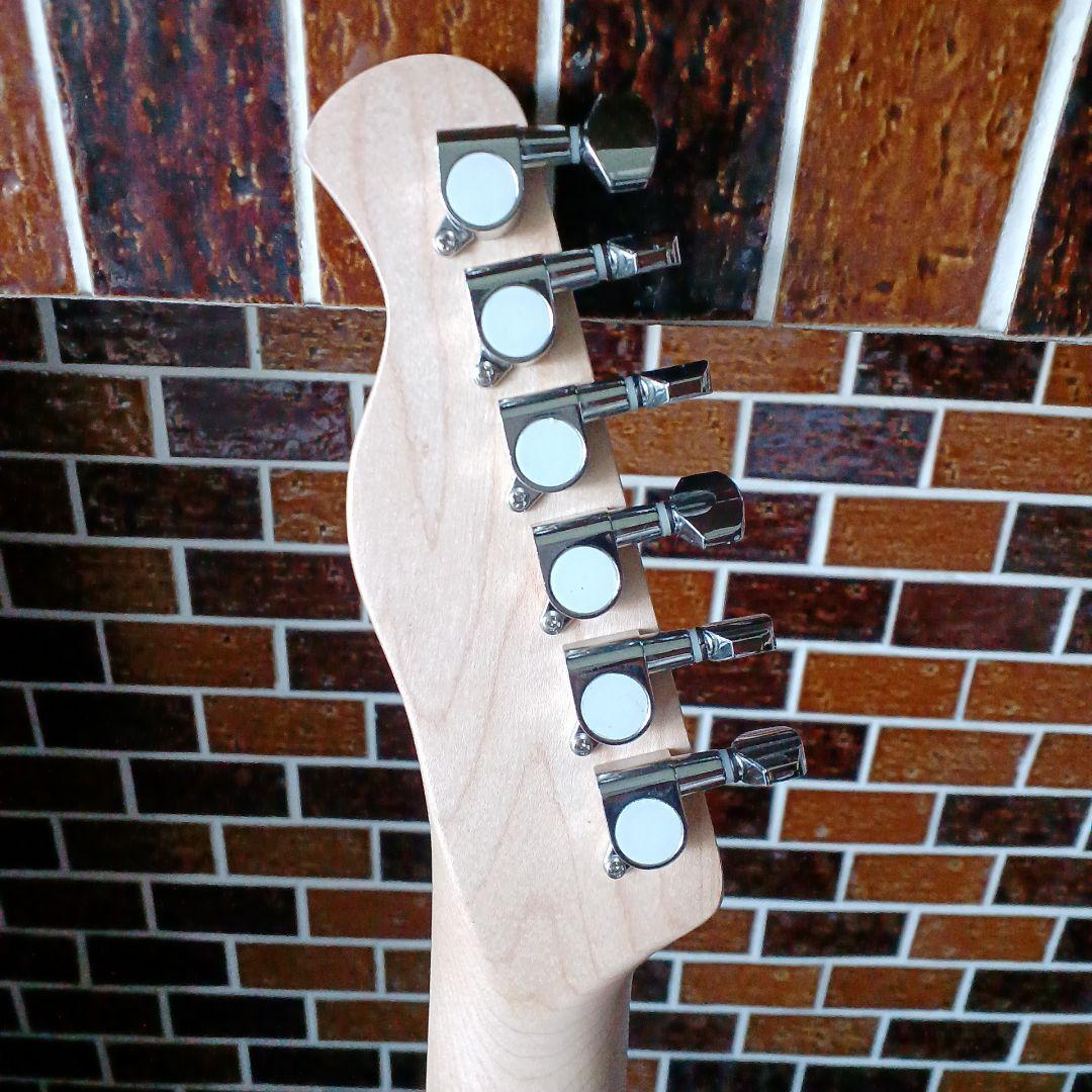 【バッカス】　ブラック ソリッドボディ エレキギター　ソフトケース他付属品