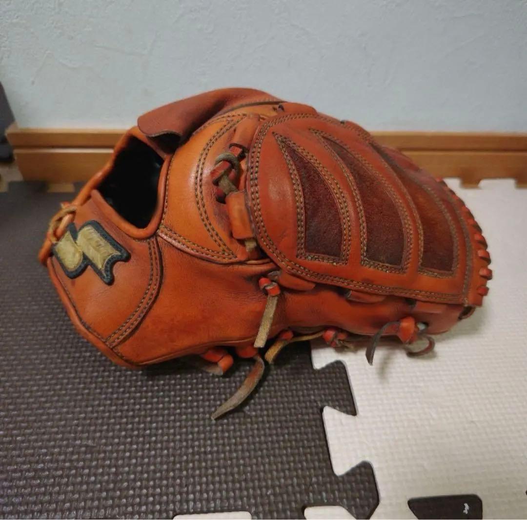 【激レア】SSK オーダーメイド 硬式グローブ 右投げ用 オレンジ