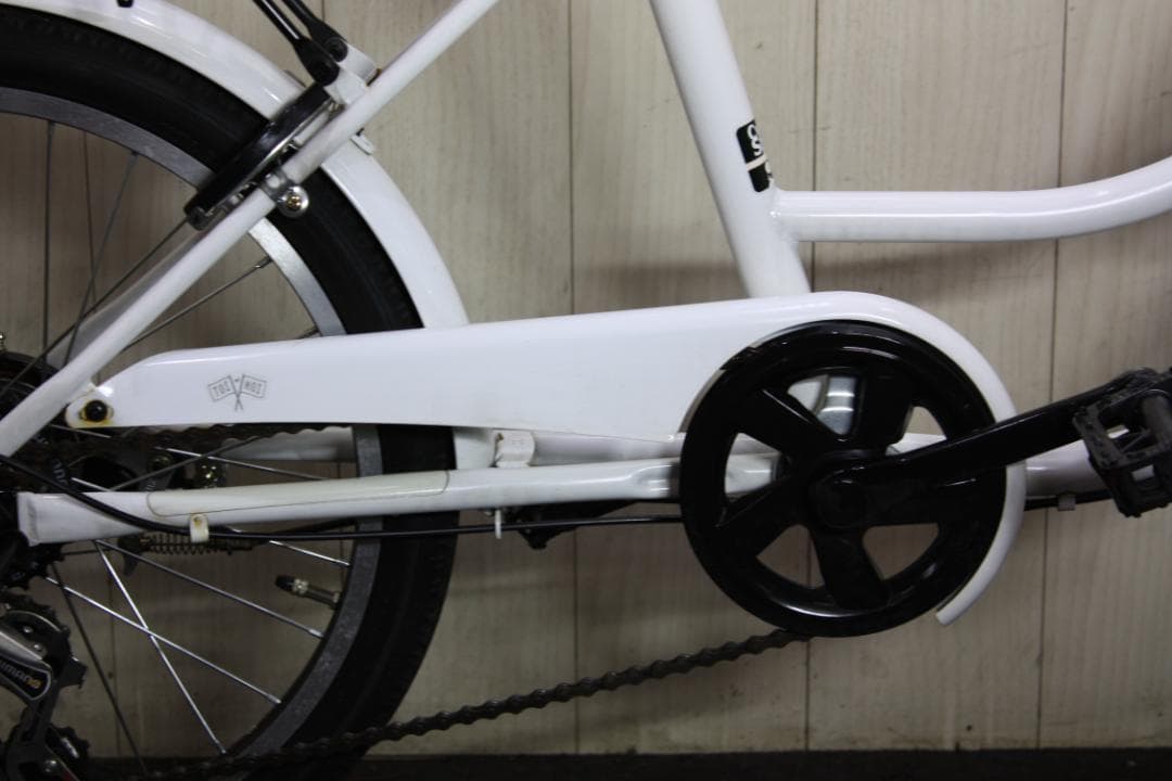 サイクルスポット トワエモワ 20インチ シマノ6段 LED仕様 ミニベロ