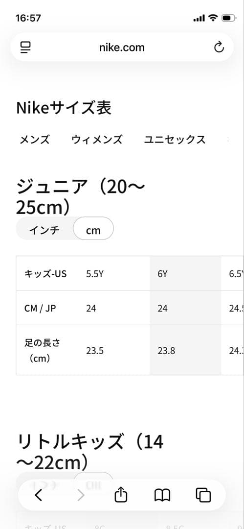 （新品）サブリナ2 KC GS ナイキ　24cm 6Y