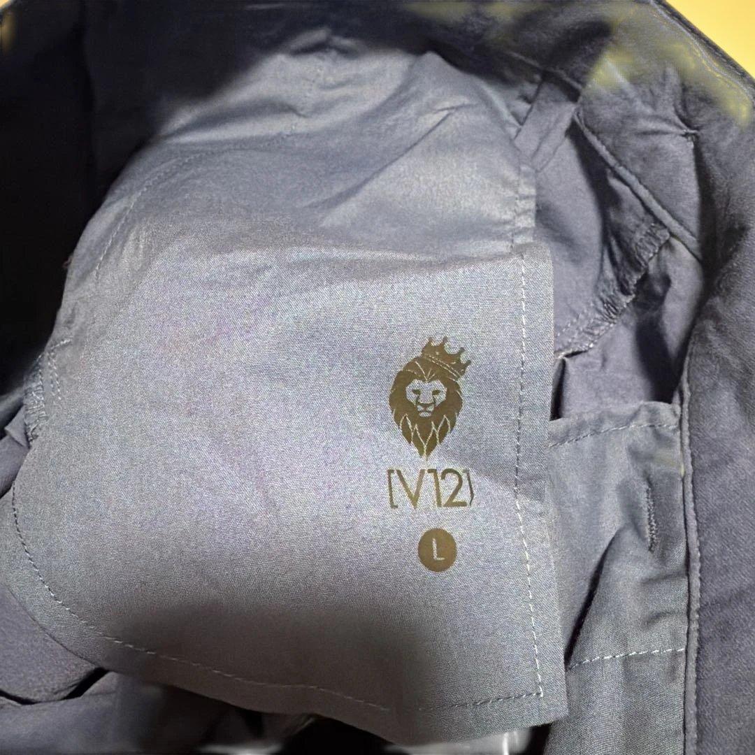 V TWELVE ネイビー ストレートパンツ