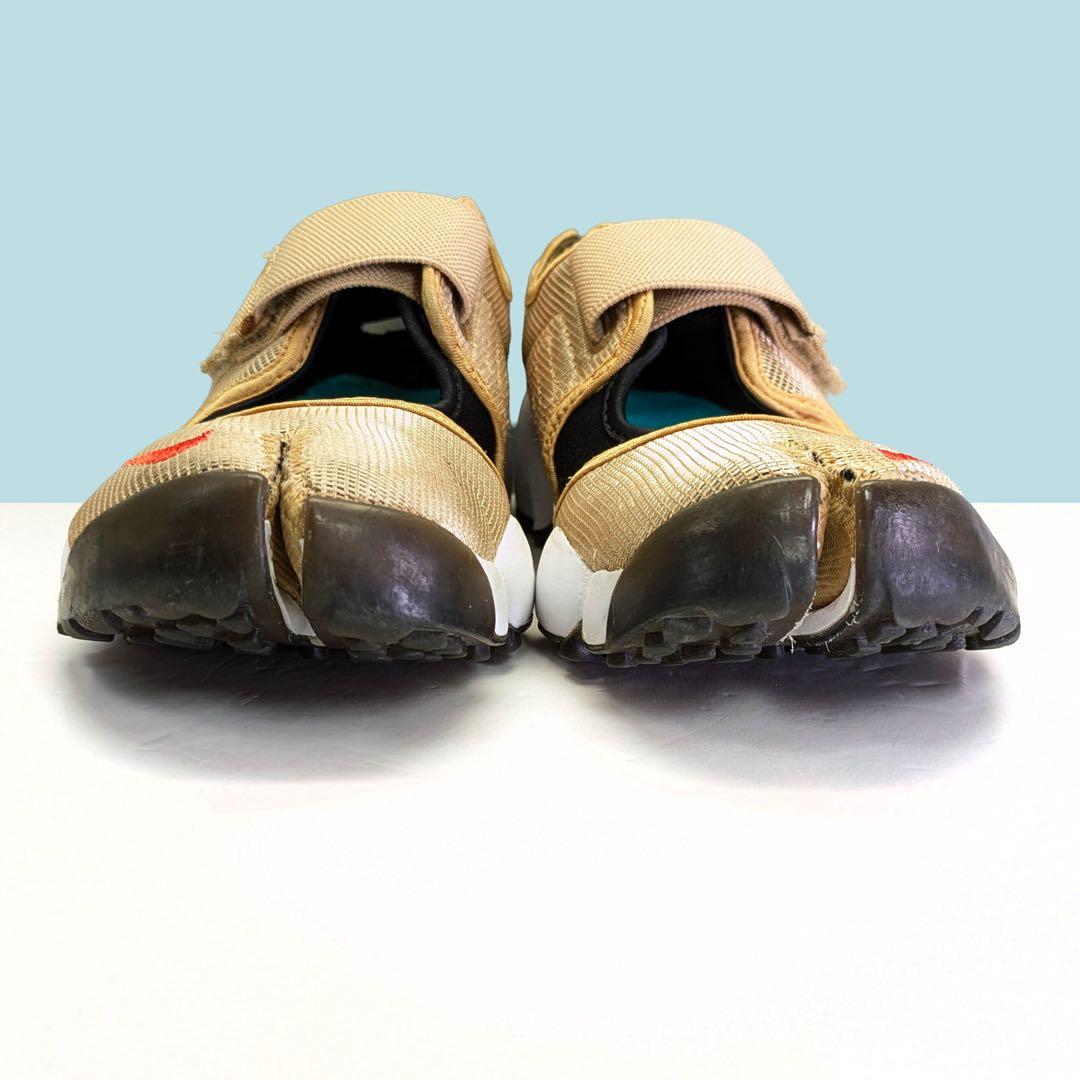 【希少カラー】NIKE エアリフト ゴールド 24 足袋スニーカー サンダル