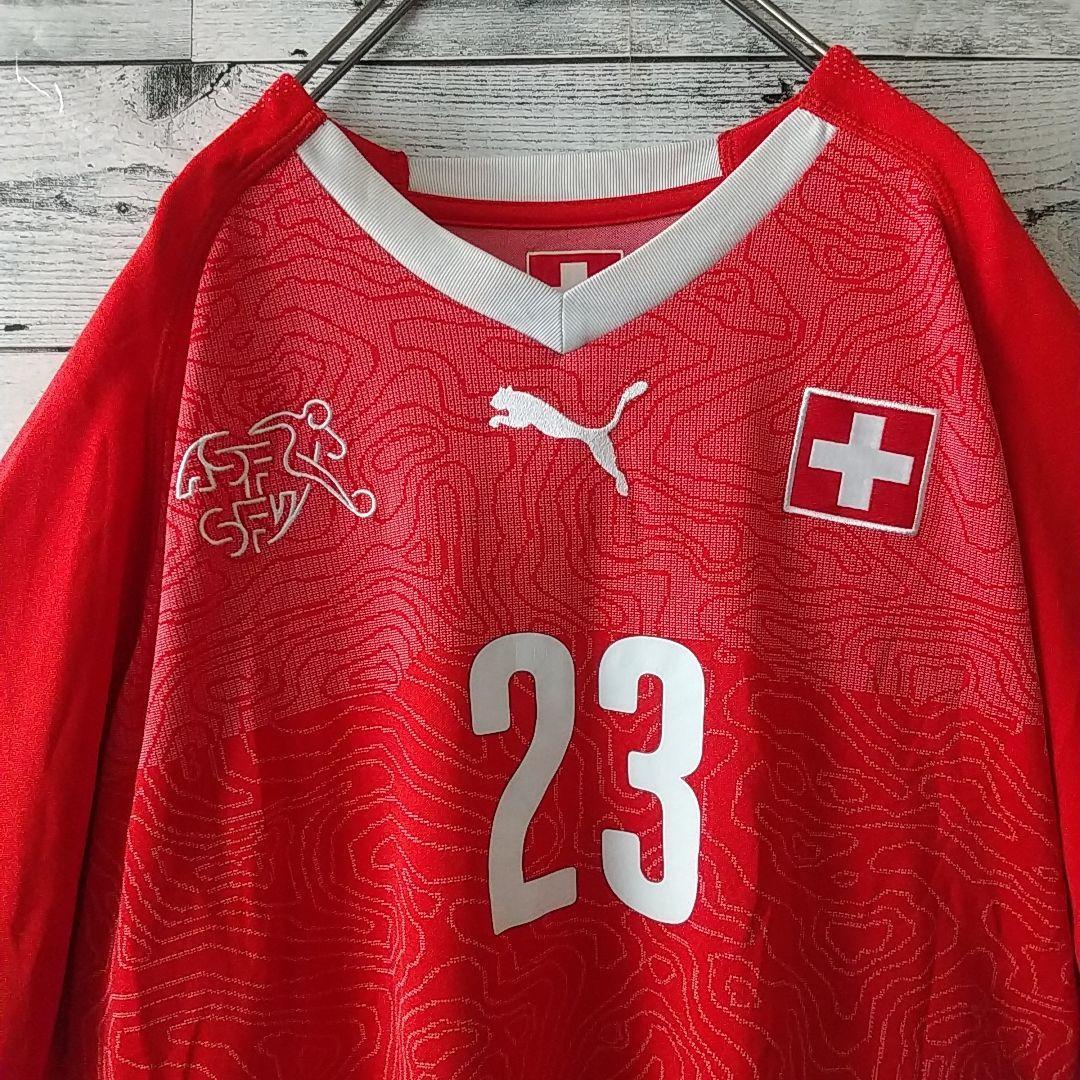 人気☆プーマ スイス代表 2018 シャキリ ゲームシャツ L