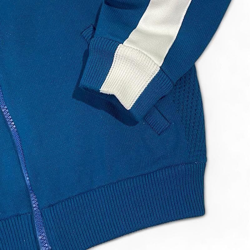 PEARLY GATES パーリーゲイツ ニット ジップ ジャケット ブルー 4