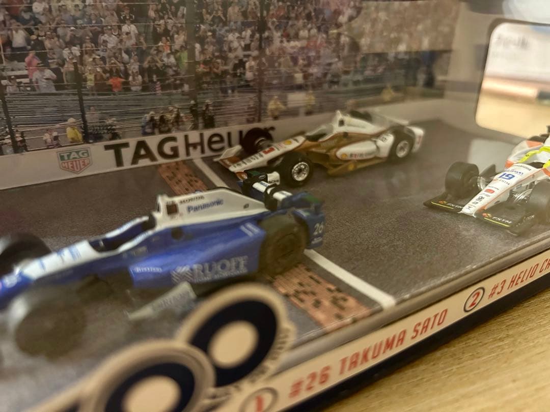 グリーンライト インディ500 ジオラマ　ミニカーセット　1/64