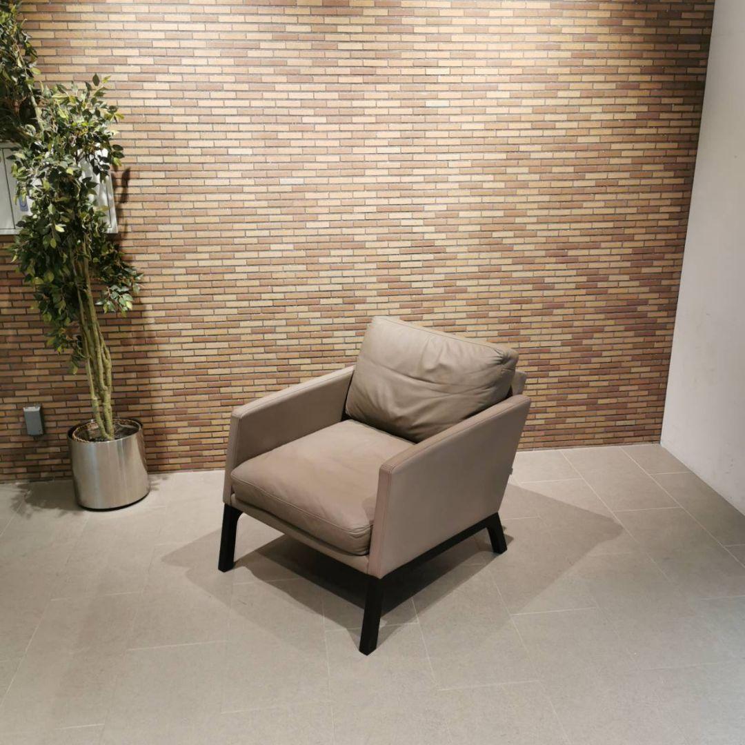 ◇BoConcept　総革　Monte/モンテ　ラウンジチェア　｜　1Pソファ