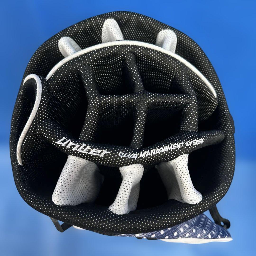 OGIO ゴルフバッグ ネイビー・ホワイト・ドット15分割セパレート