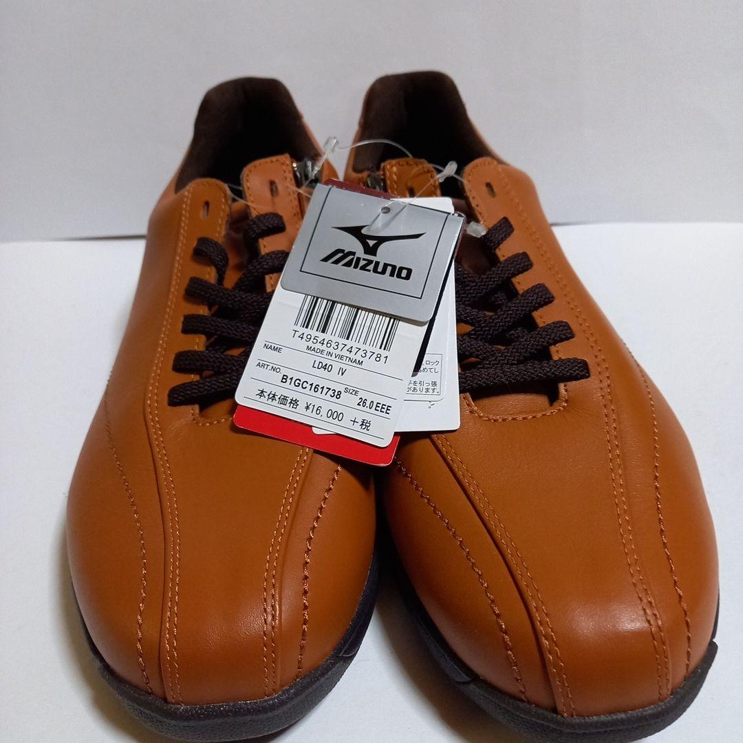 Mizuno ブラウンウォーキングシューズ 26cm