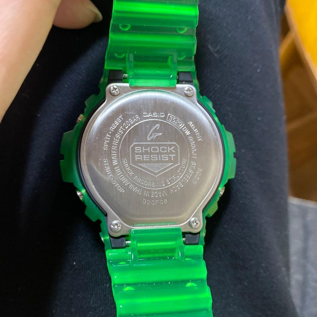 G-SHOCK DW-6900JT-3JFクリアグリーン