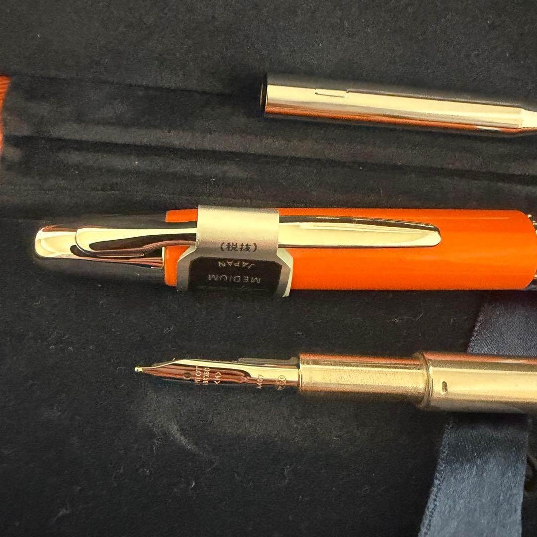 パイロット キャップレス 2007限定 オレンジ 万年筆