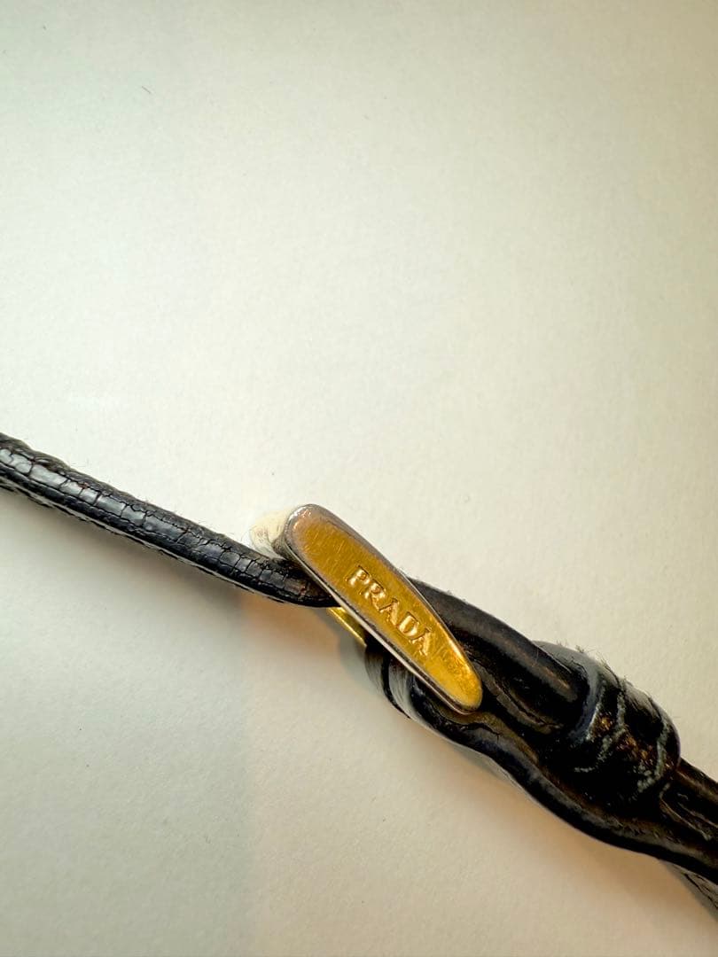 PRADA プラダ ブラック サフィアーノ　ショルダーバッグ　正規品