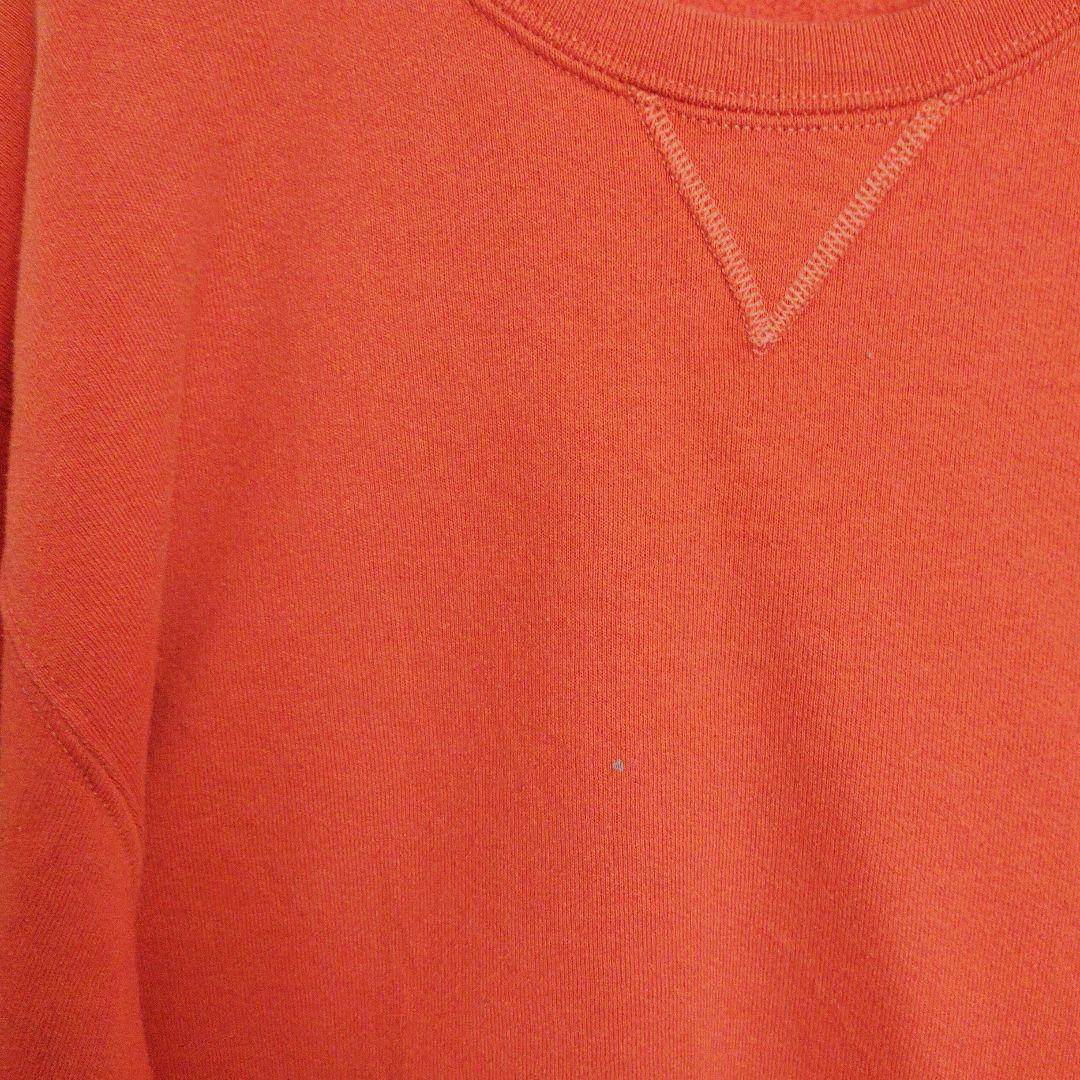 あ*ん様 ラッセルアスレティック スウェット トレーナー 無地スウェット オレン