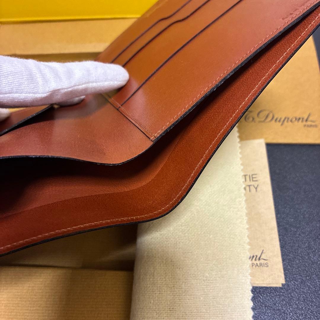 S.T. D upont レザー パスポートケース パスポートカバー