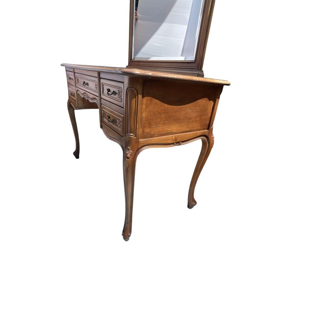 イタリア 家具 クラシックドレッサー&スツール 猫脚 ドレッサー ネコ脚