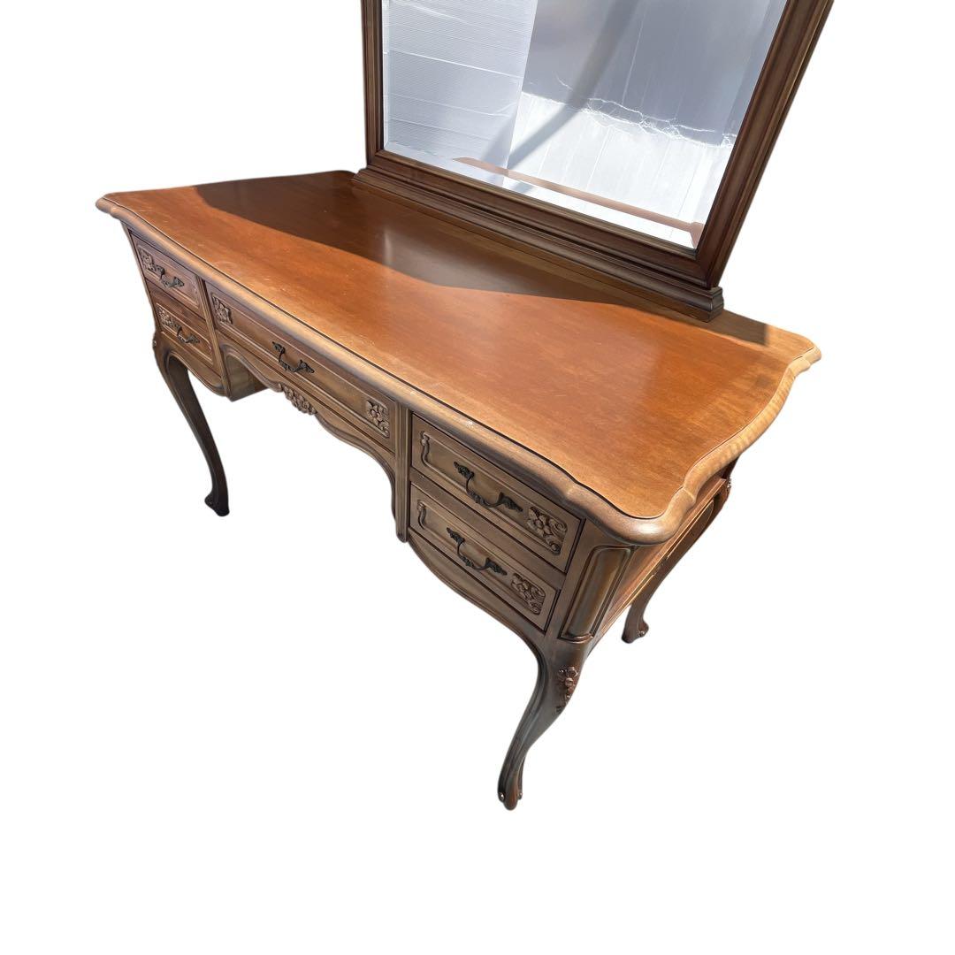 イタリア 家具 クラシックドレッサー&スツール 猫脚 ドレッサー ネコ脚