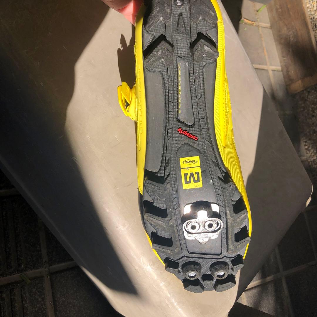 Mavic Ergo Ride イエロー SPDシューズ
