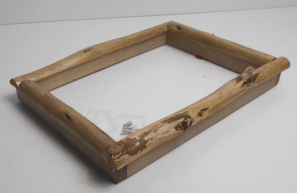 Cherrieページ：DIY手造り◆油絵SMサイズ用の流木での額縁フレーム