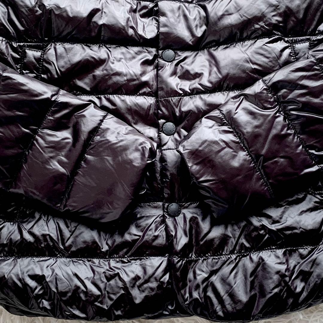 【美品】TATRAS タトラス ダウン ジャケット ワッペン ブラック