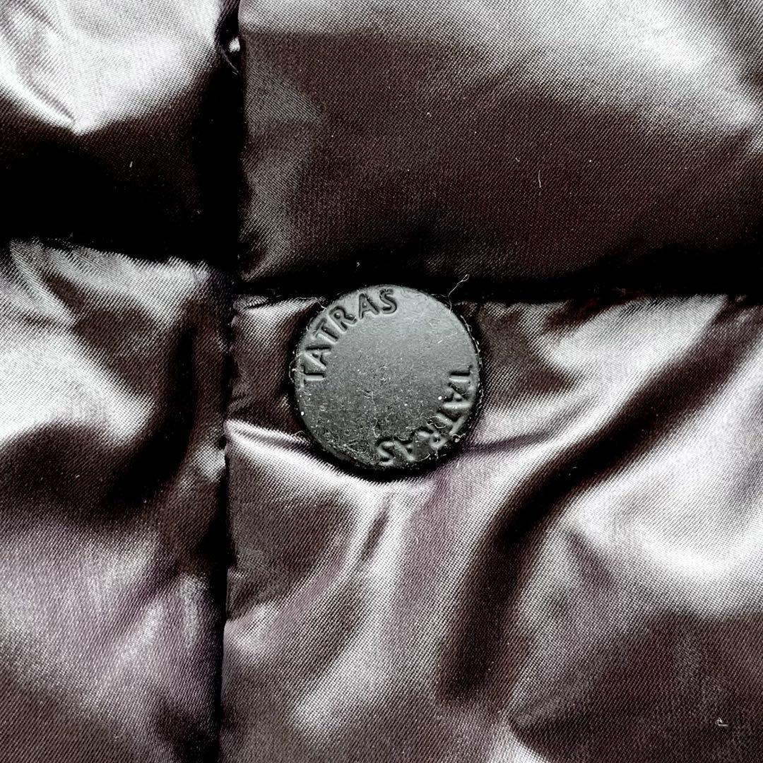 【美品】TATRAS タトラス ダウン ジャケット ワッペン ブラック