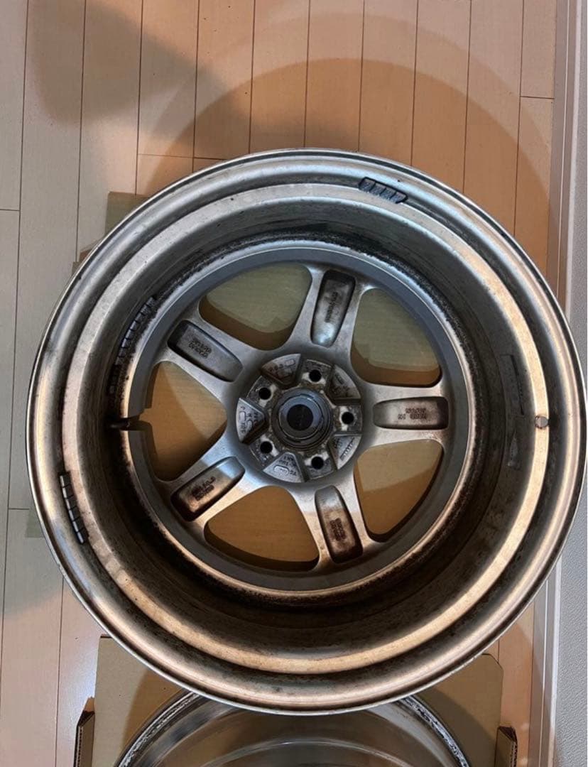 4本　AME シャレンVFX 20インチ シルバー 5スポーク　深リム