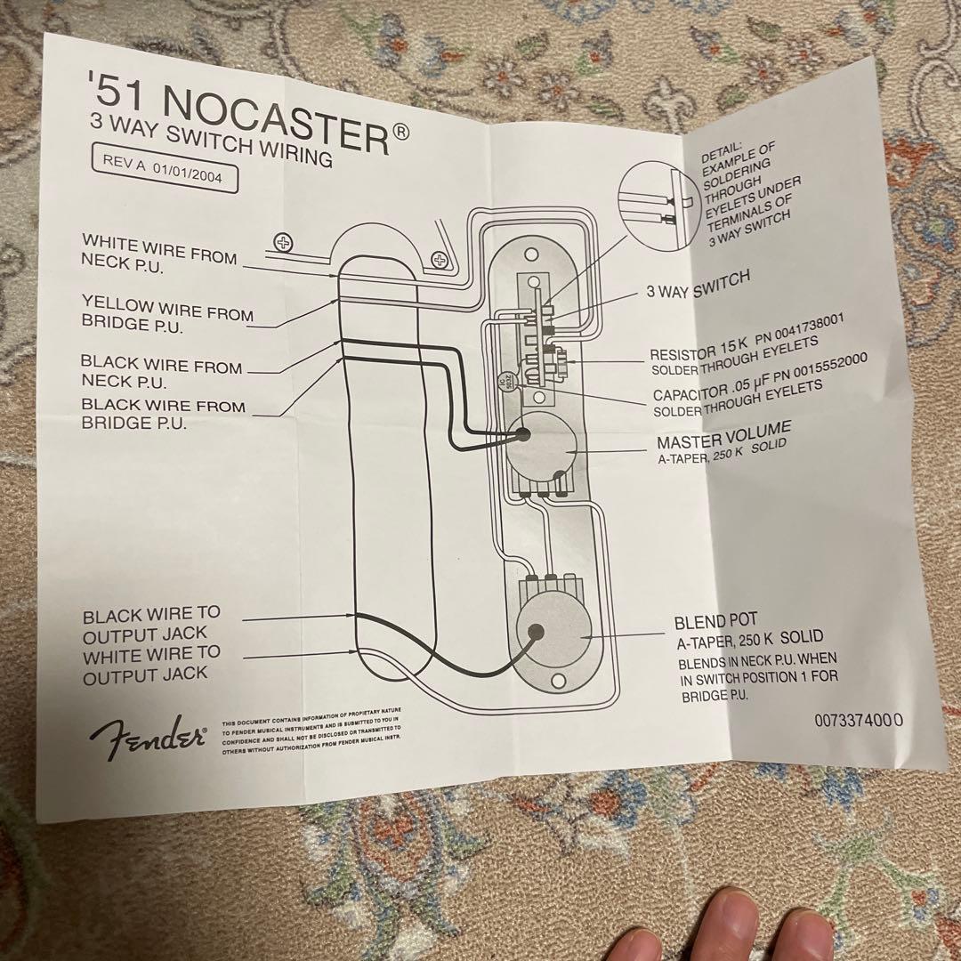Fender Custom Shop ’51 Nocaster Tele PU