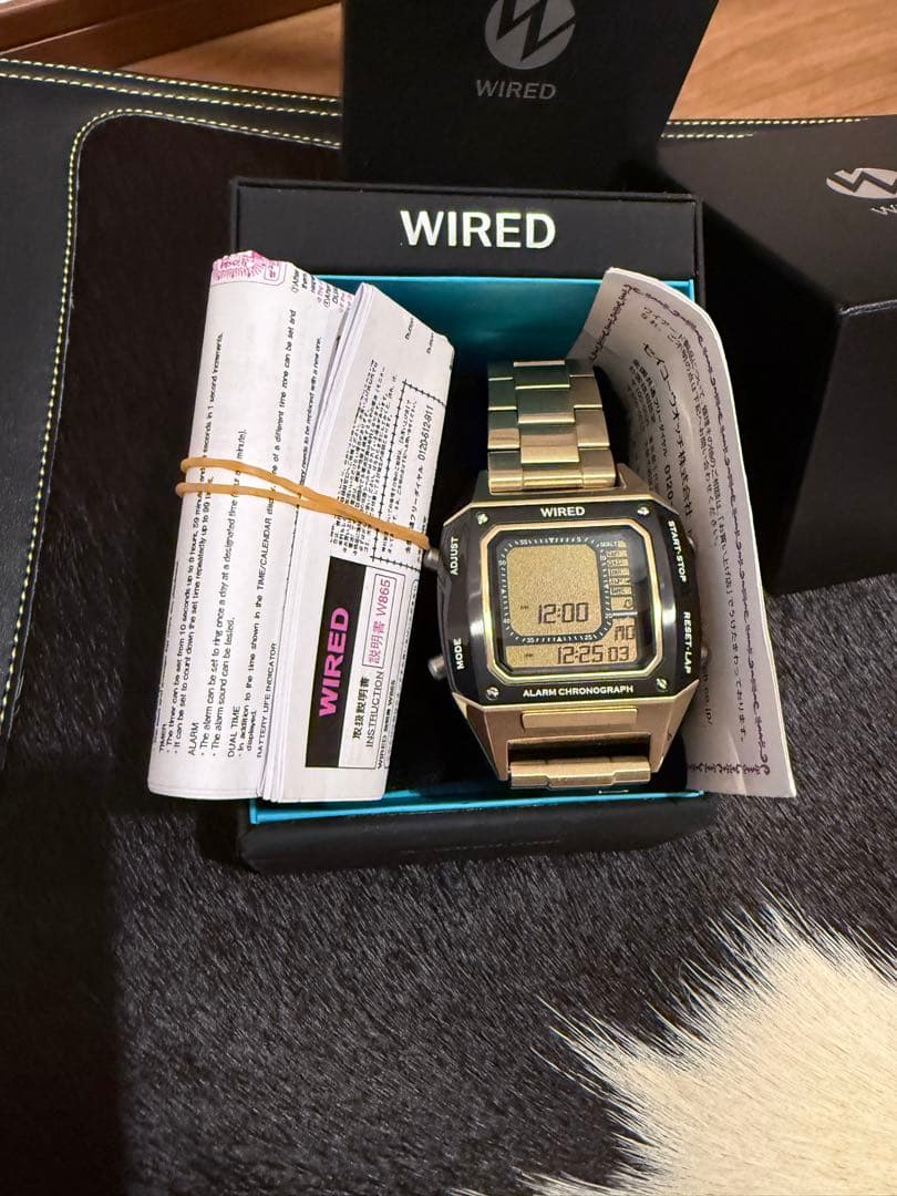 【レア新品】セイコー WIREDデジタル腕時計 BEAMSプロデュース ゴールド