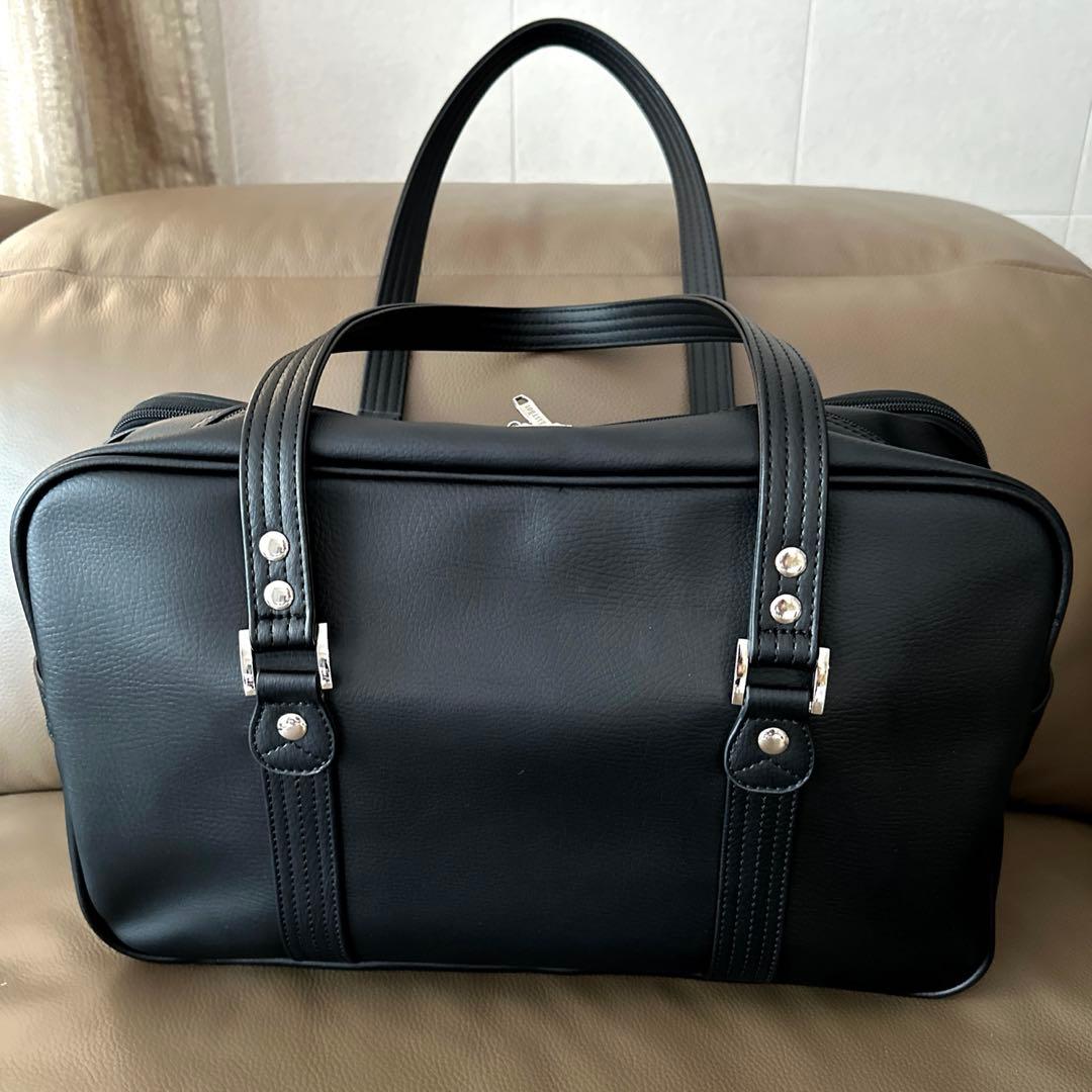 【イーストボーイ】スクバ　合皮　ブラック　Venus 美品　スクールバック