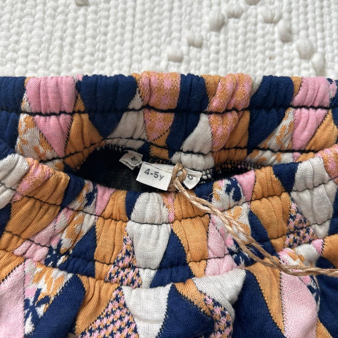 新品◎ FISH&KIDS FLOWERS PATCHWORK JOGGERS