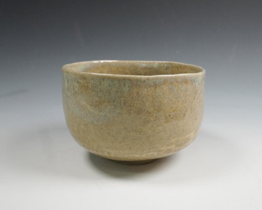 半床庵 十二代 久田宗也 膳所茶碗 清泉の文字 茶道具 共箱