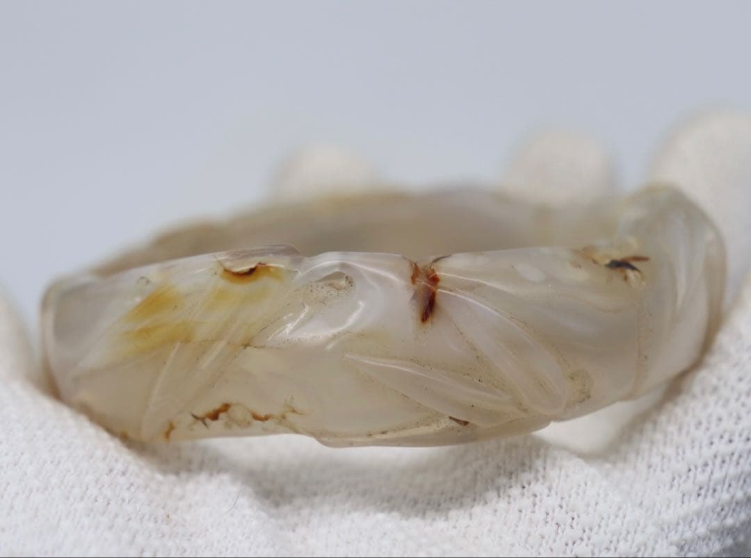 ※メノウ　竹節式ハングル　重さ92g 送料込み1217