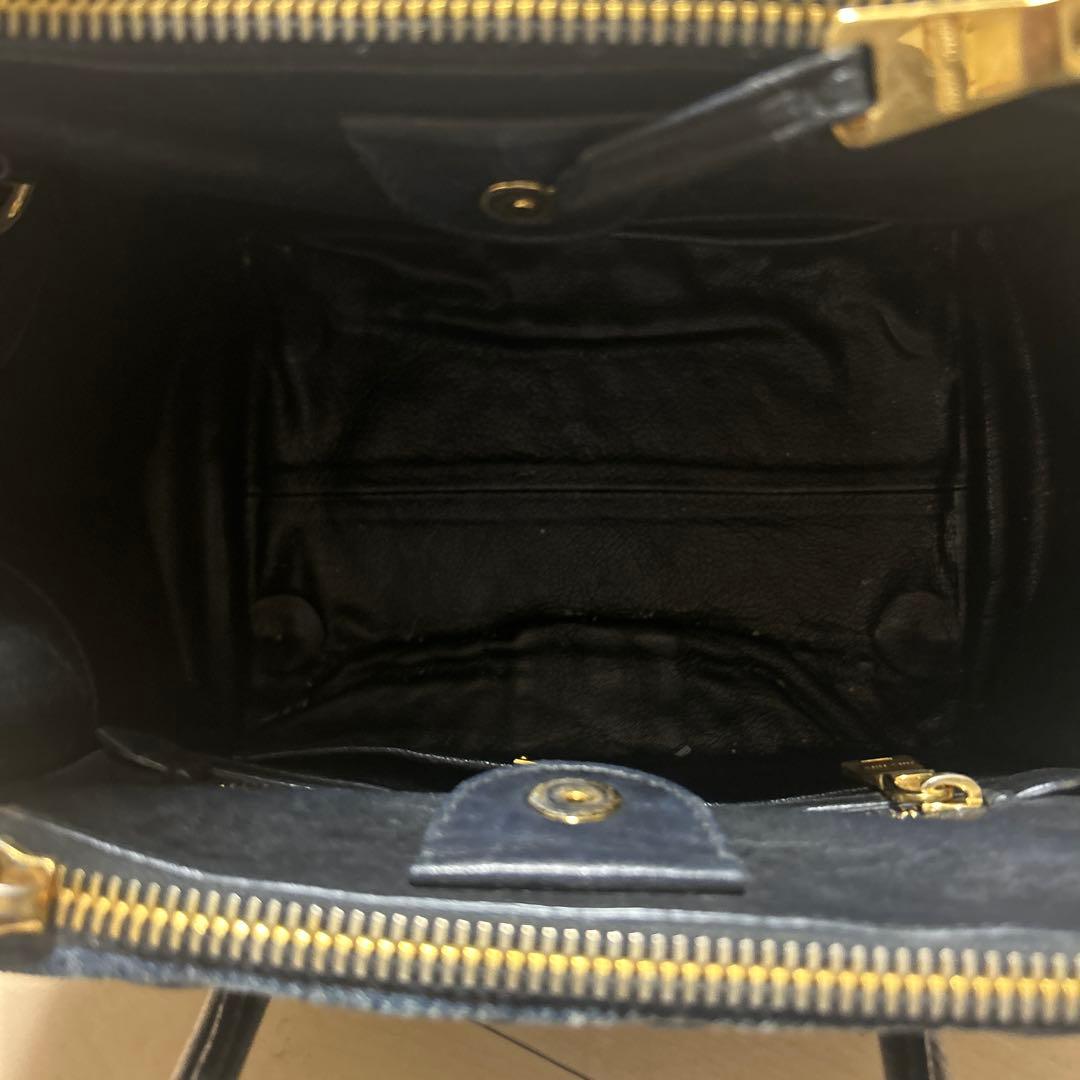 MIU MIU デニムキルティングハンドバッグ