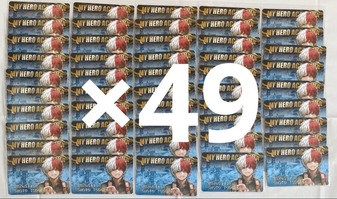 轟焦凍　オールマイト　ヒロアカ　バースデイコレクションカード2026