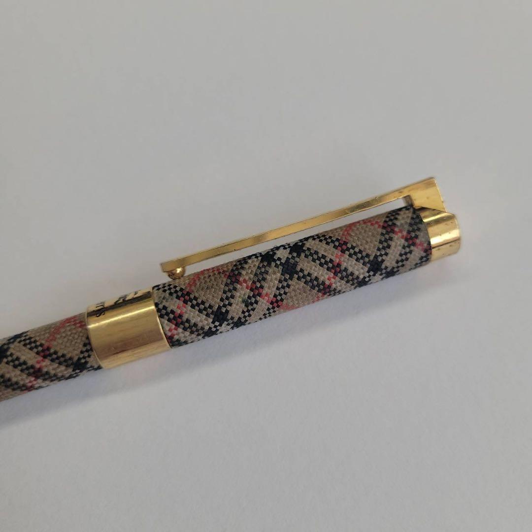 【レア】バーバリー ノバチェック シャーペン　布張り　廃盤　BURBERRY