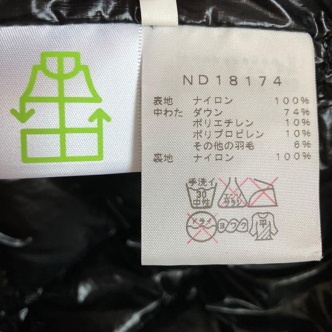 【最終値下げ】ノースフェイス ライトヒート ダウン ND18174 L 黒 軽量